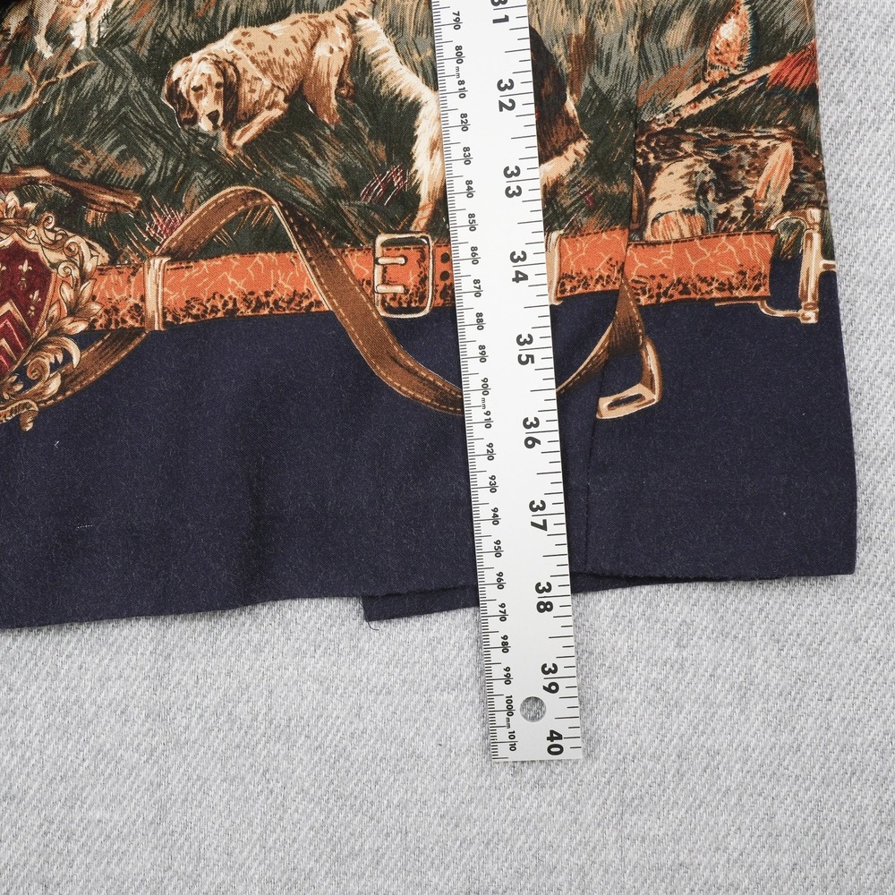 Willowbend Skirt Vest Set Womens Vintage Houndstooth Hunting Scene Medium USA - Picture 13 of 15